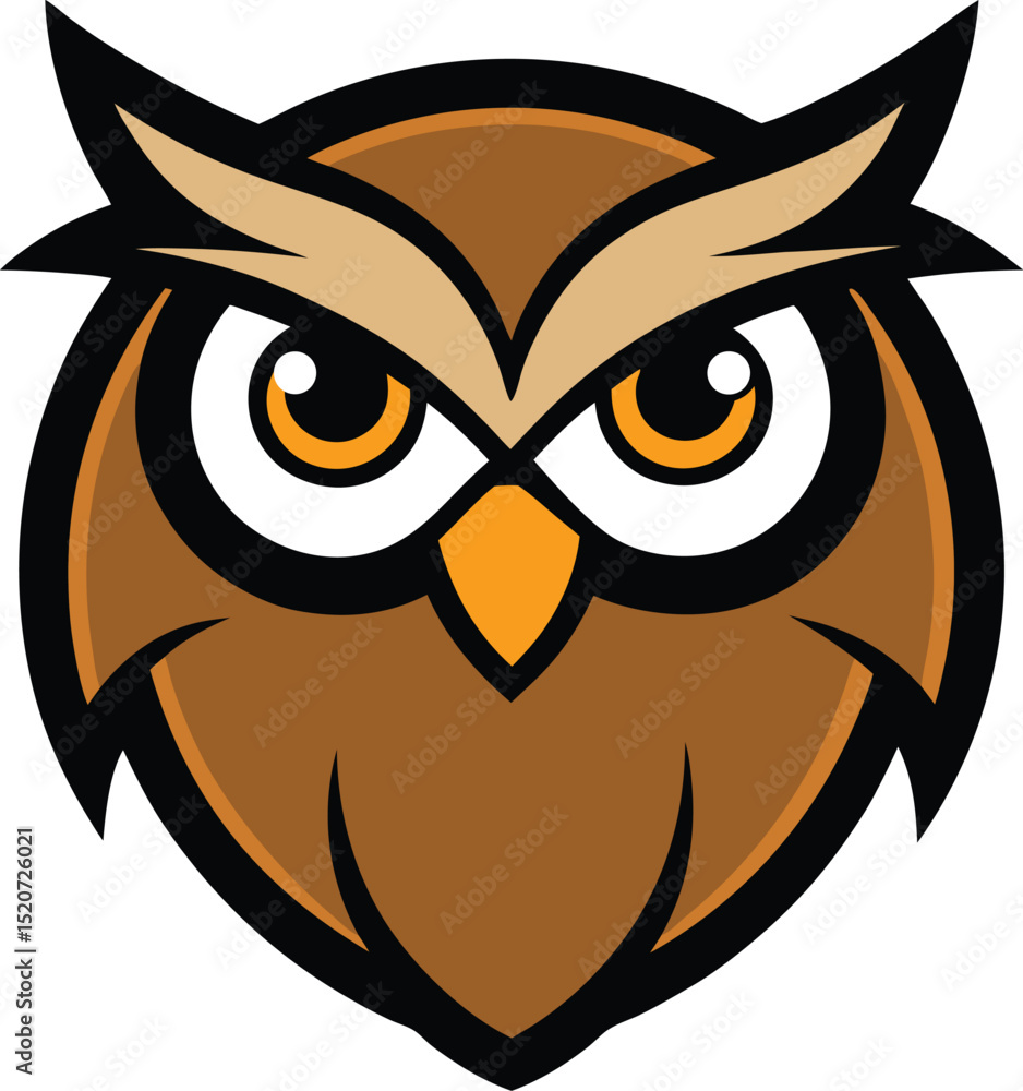 owl on a black background owl on a black background
