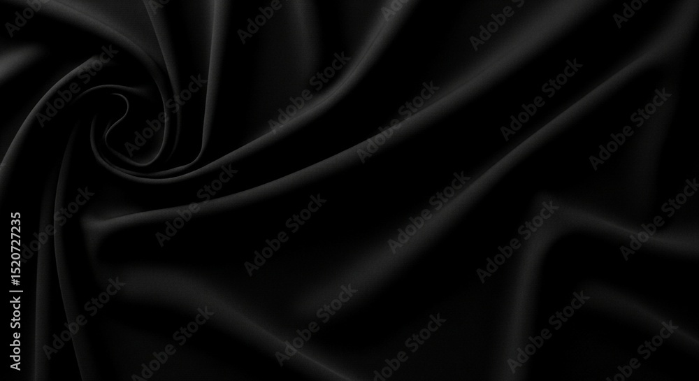 Smooth black silk-like fabric with graceful drapes, emphasized by the interplay of light and shadow.
Smooth black silk-like fabric with graceful drapes, emphasized by the interplay of light and shadow.