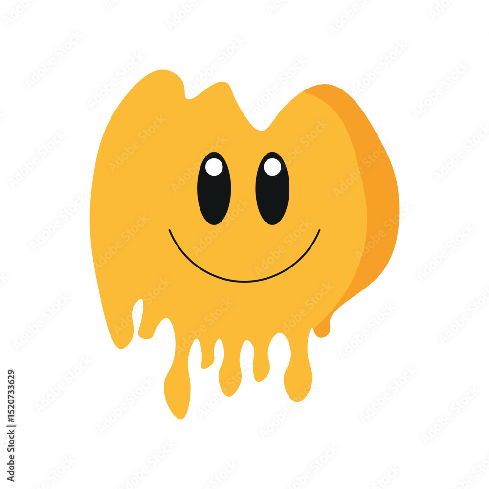Obraz premium Melting Emoticon