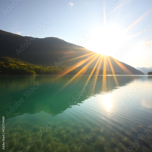 dazzling lake