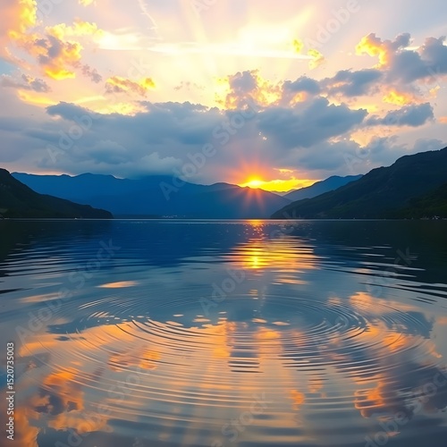dazzling lake