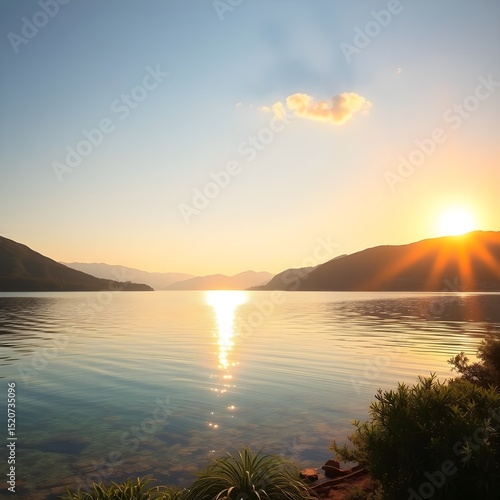 dazzling lake