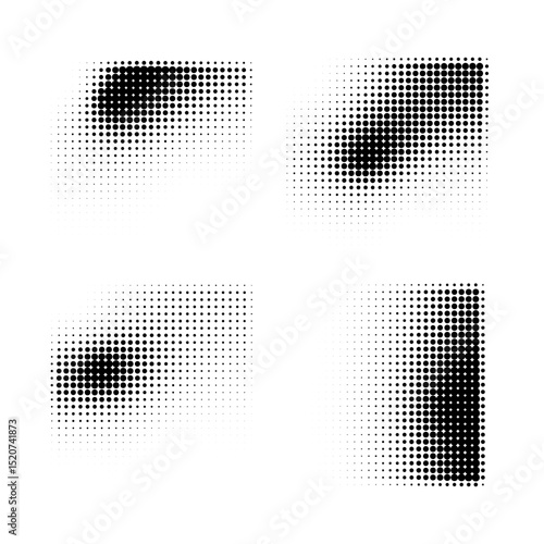 Halftone Dot Pattern Composition dots background