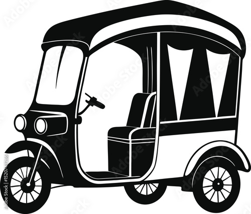 Tuk tuk icon. Simple illustration of tuk tuk vector icon for web