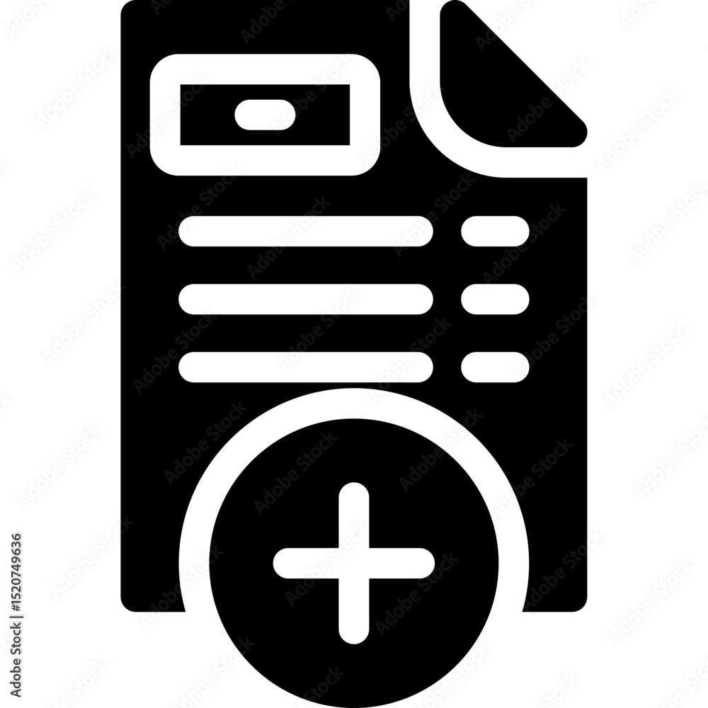 Obraz premium Add Task Icon