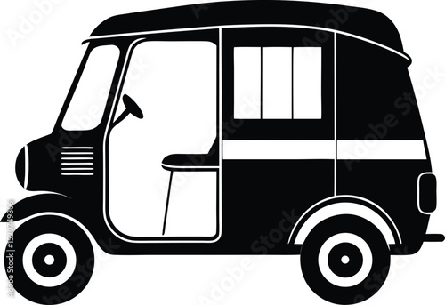 Tuk tuk icon. Simple illustration of tuk tuk vector icon for web