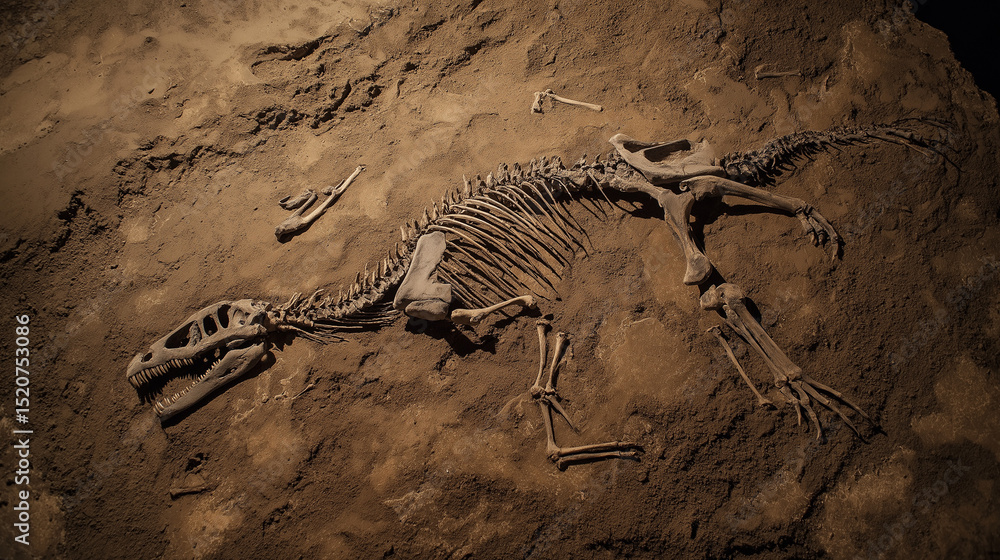 Obraz premium Dinosaur Fossil (Tyrannosaurus Rex)