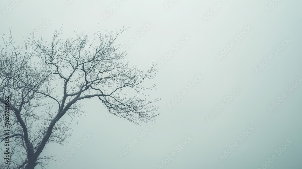 Obraz premium Calm, gray sky art with gentle colors. 