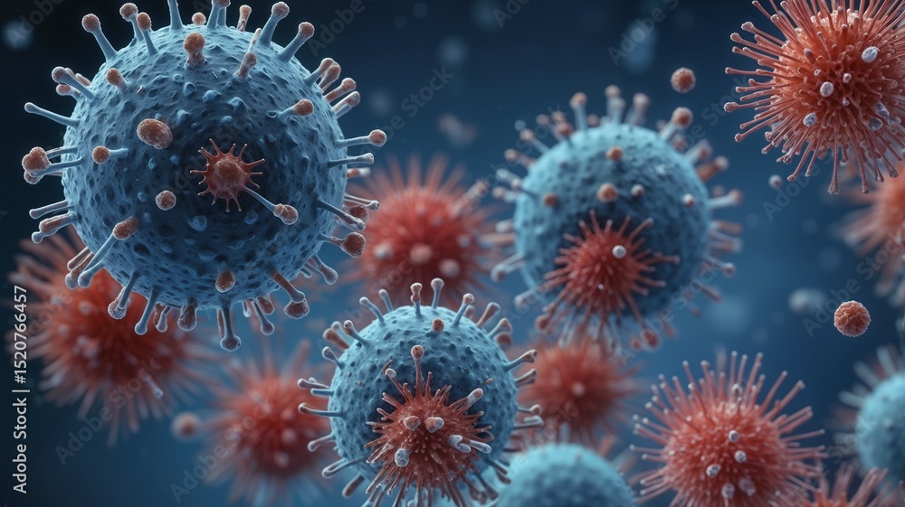 3d rendered illustration of bacteria 3d rendered illustration of bacteria