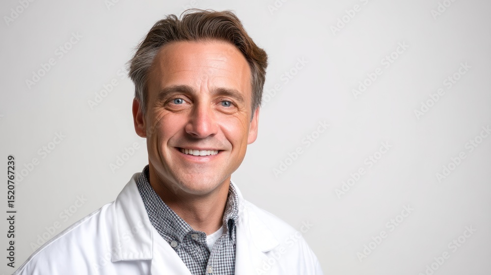 portrait of a doctorCapture a portrait in which a doctor appears approachable and engaged-eyes attentive and smile a moment of patient consultation. Use soft, natural studio light on a clean white portrait of a doctorCapture a portrait in which a doctor appears approachable and engaged-eyes attentive and smile a moment of patient consultation. Use soft, natural studio light on a clean white