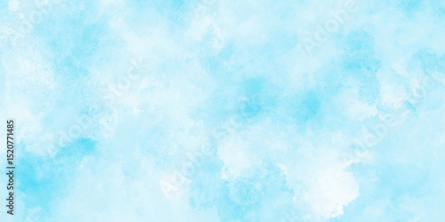 Abstract grunge sky blue soft painted watercolor paint splash. inspiring views of fluffy clouds blue sky background. cloudy blue sky various natural clouds and smoke. morning cloud in the sky.