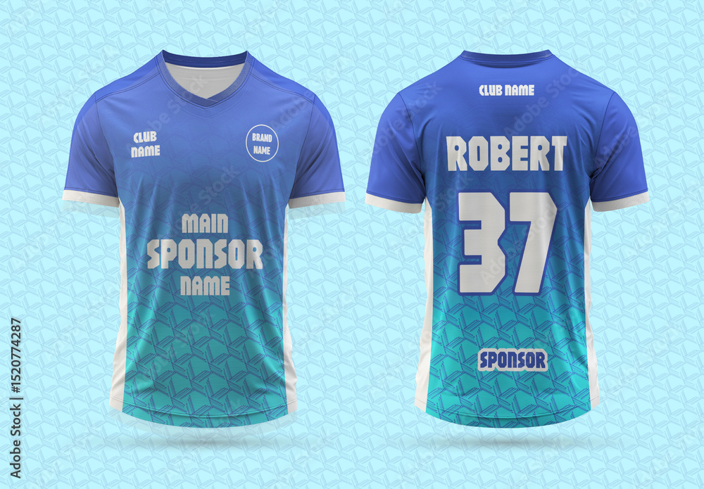Editable Sport Jersey Design Template Stock Template | Adobe Stock