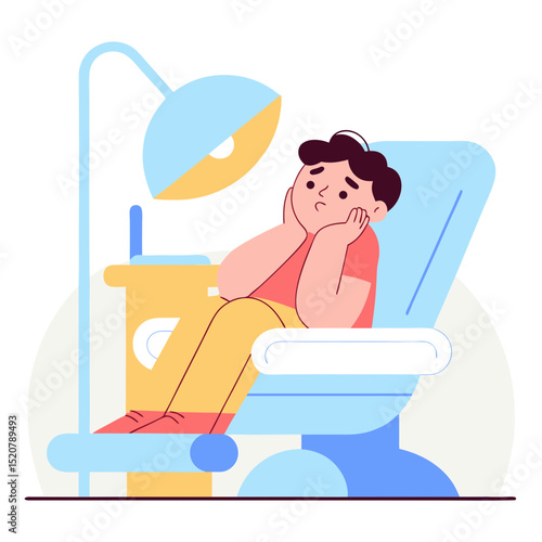 Patients in dental office. Dentists treat people teeth. Doctor consultation. Oral health care and hygiene. Medical
