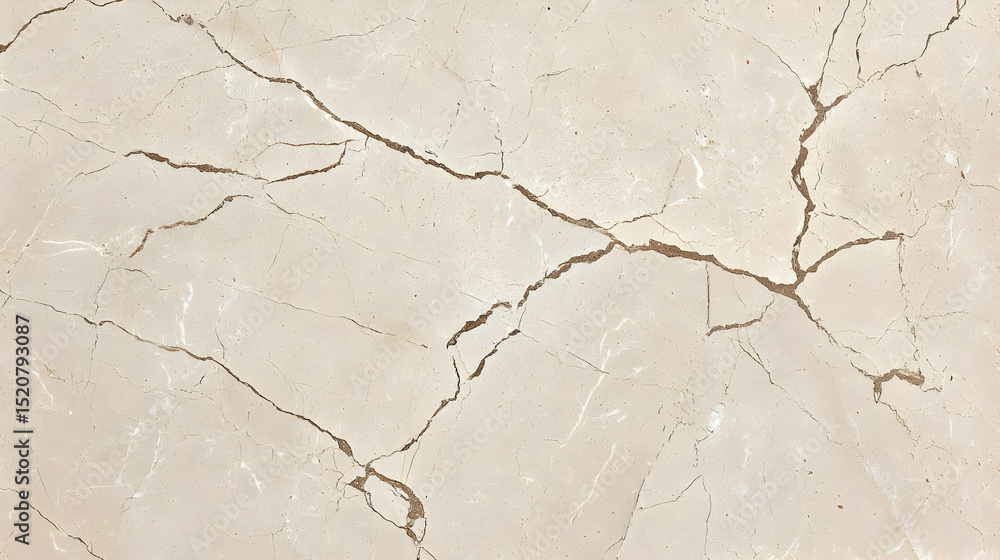 Obraz premium Beige Marble Texture Background With Brown Veins