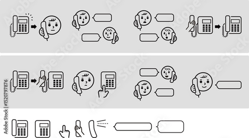 Explanation of how to use a landline phone (for children): 固定電話の使い方の説明（子ども向け）