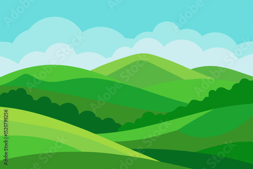 beautiful green hills .svg