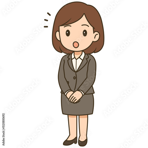 business woman cartoon