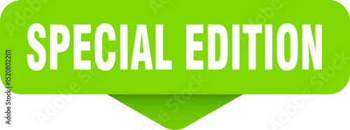 special edition sticker. special edition sign on transparent background
