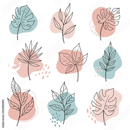 Seamless Monochrome Floral Pattern. Hand Drawn Floral Texture, Decorative Flowers, Coloring Book.