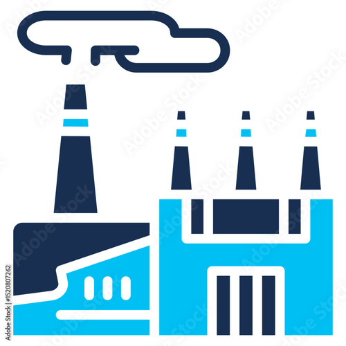 Factory solid color icon