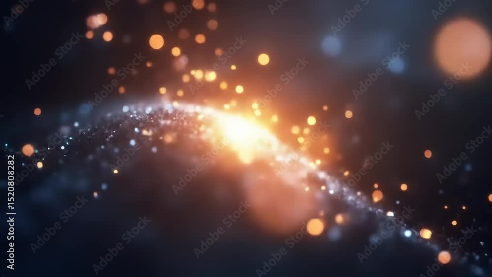 Glowing particles with dark background. (1) Glowing particles with dark background. (1)