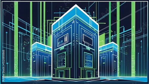 abstract city background