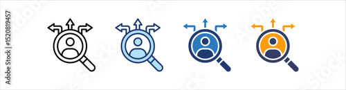 Opportunity Icon Set Multiple Style Collection