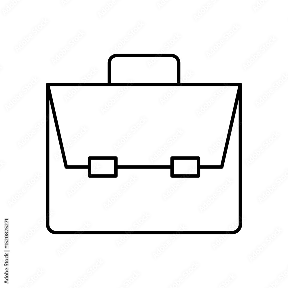 Briefcase Business Document Line Icon Briefcase Business Document Line Icon