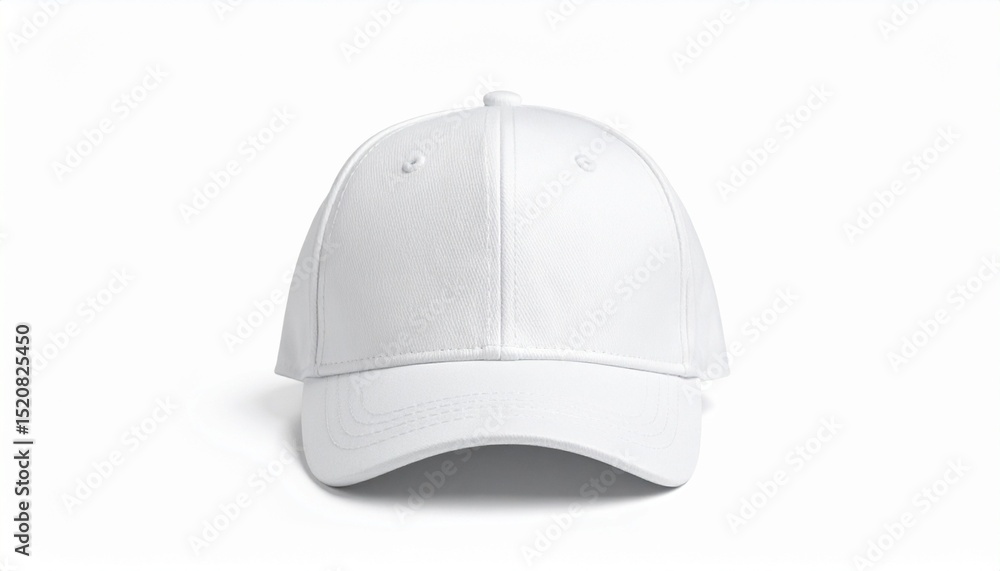Fototapeta premium white cap in white background
