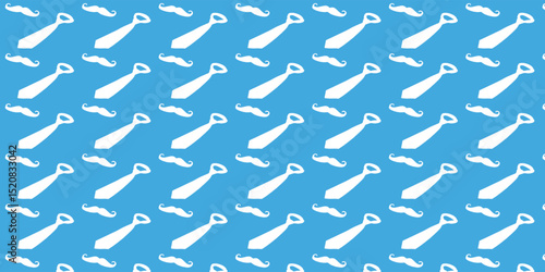 Seamless Father’s Day Background with Tool Icons