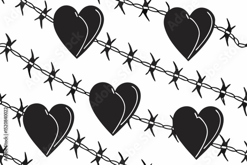 seamless heart pattern