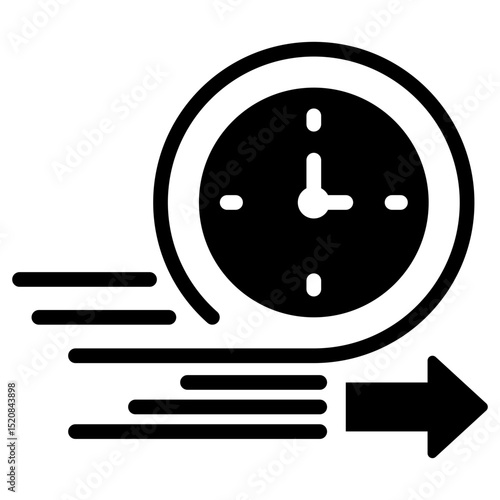 Agility Glyph Icon