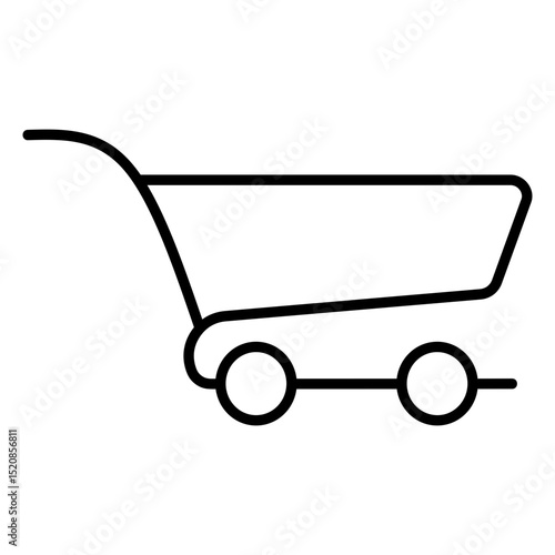 Shopping Cart Outline Icon