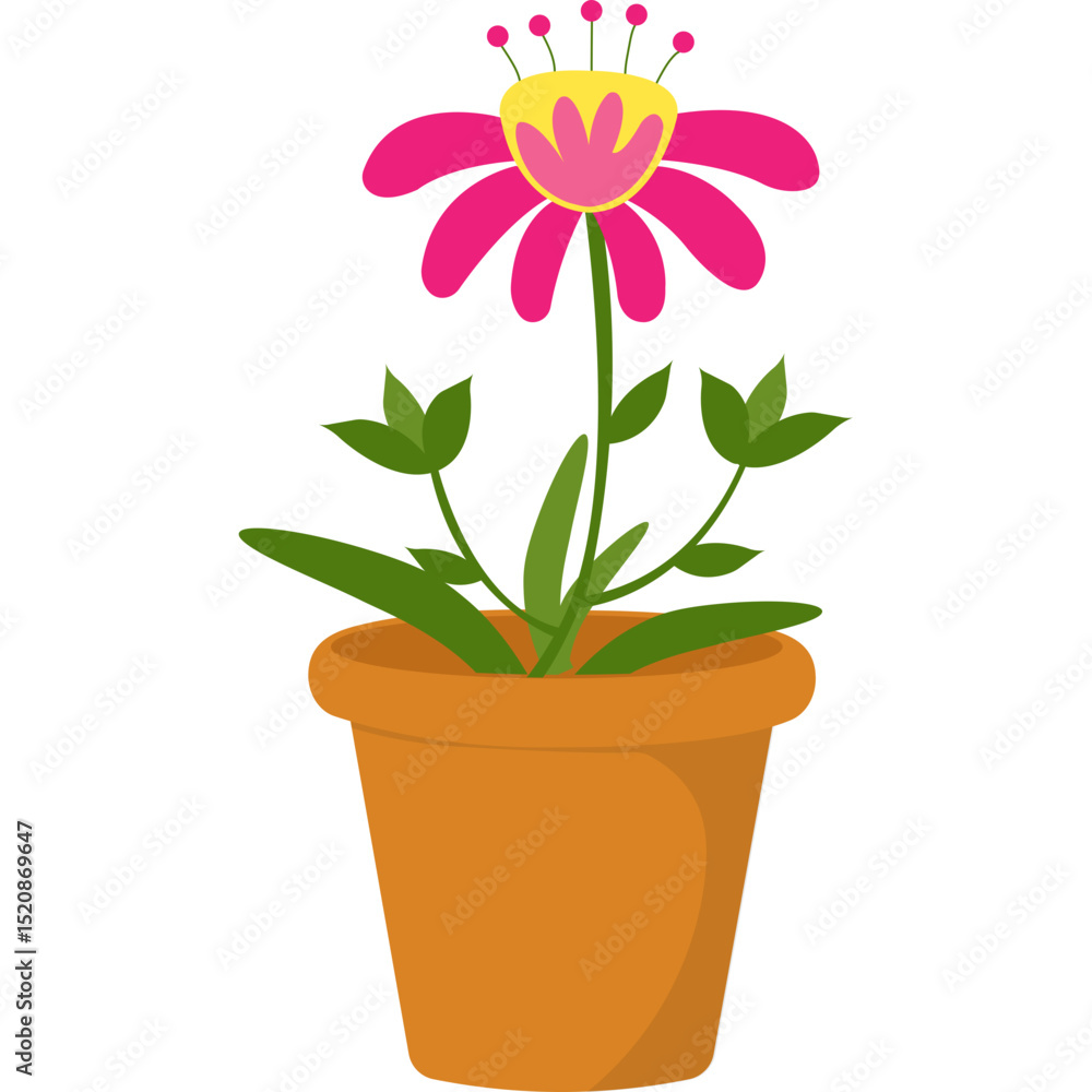 Obraz premium Spring Flower Illustration