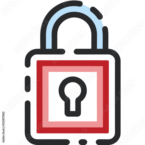 Versatile Lock Unlock Icon: Symbol of Security and Accessibility