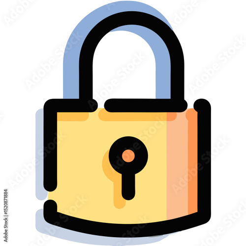 Versatile Lock Unlock Icon: Symbol of Security and Accessibility