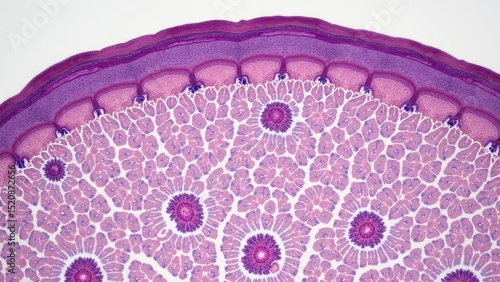 Microscopic images of eye cells