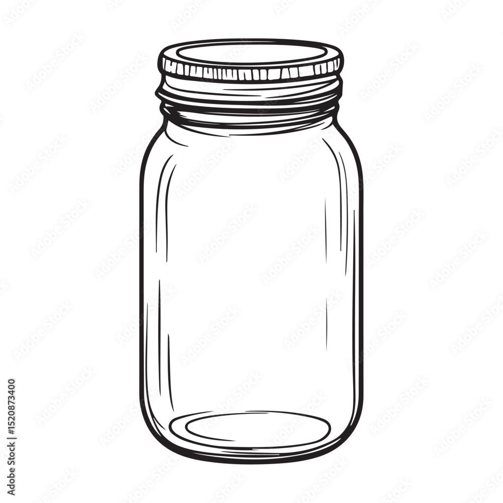 Black icon set of various jar designs suitable for culinary or storage purposes, A simple yet versatile silhouette of a classic mason jar, perfect for adding a rustic or homemade touch to your designs Black icon set of various jar designs suitable for culinary or storage purposes, A simple yet versatile silhouette of a classic mason jar, perfect for adding a rustic or homemade touch to your designs