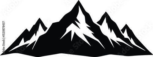 Mountain range silhouette.