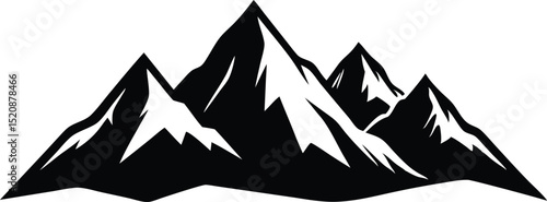 Mountain range silhouette.