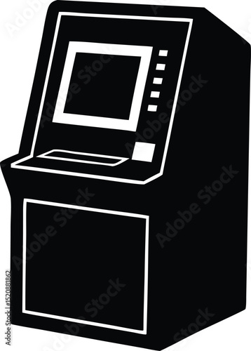  ATM machine or money machine vector illustration