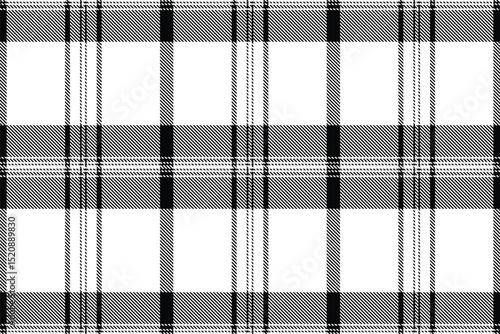 Elegant black and white plaid pattern.  Versatile design ideal for fashion, textiles, and website backgrounds.  Clean, crisp lines create a sophisticated, timeless aesthetic.