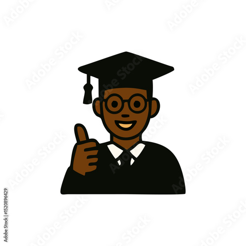 Graduation, diploma certificate vector, academic cap design, student success icon, mortarboard hat for education milestone, college event, university celebration, school finish illustration