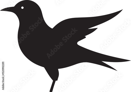 vector illustration of a bird