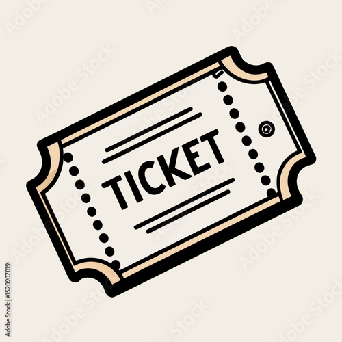 admit one ticket