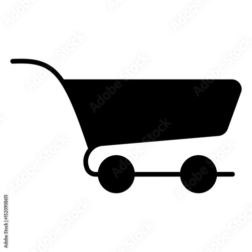 Shopping Cart Glyph Icon