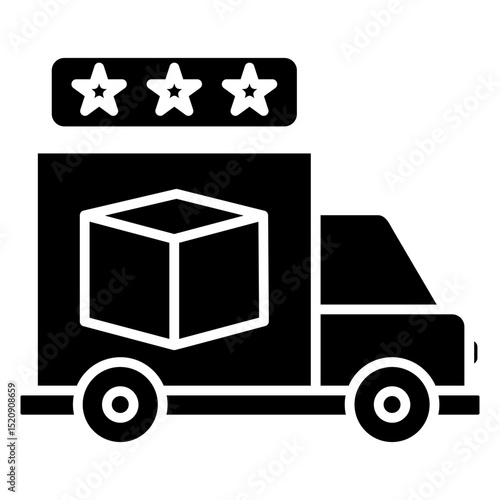 Delivery Rating Glyph Icon