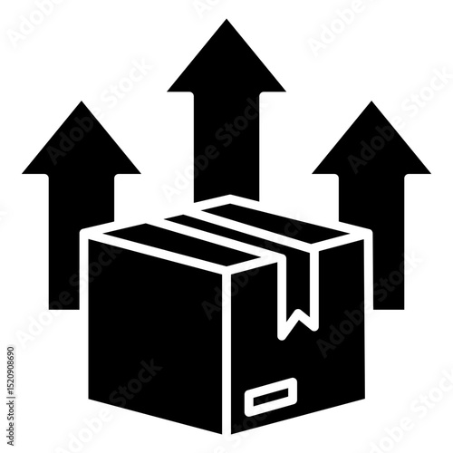 Product Growth Glyph Icon