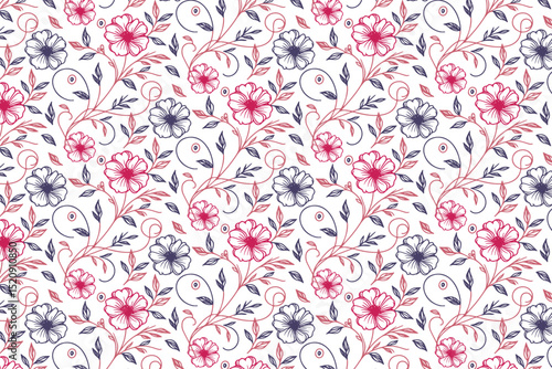 floral seamless table top minimalism.one line fashion sketch fabric.trendy wrapping paper modern nature.pillow cover hand drawn textile print.stylish repeat design flower

