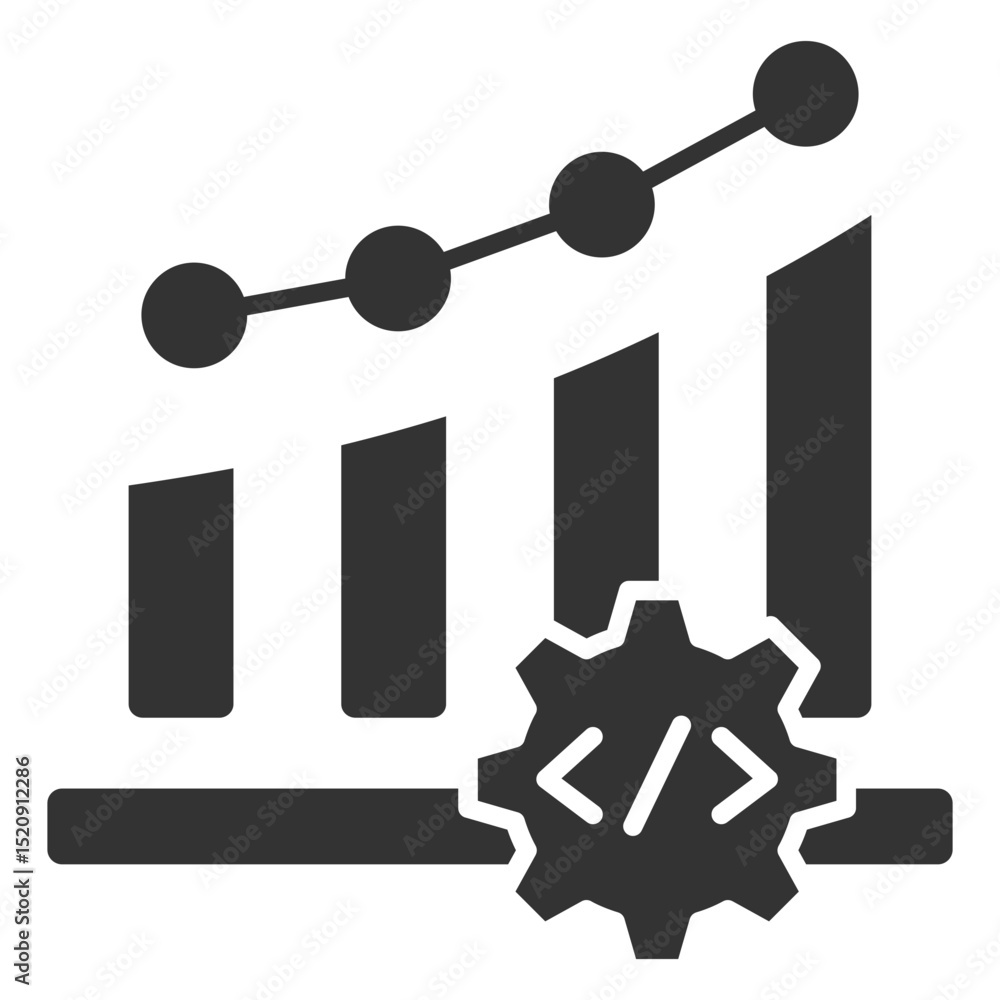Metrics Glyph Icon Metrics Glyph Icon